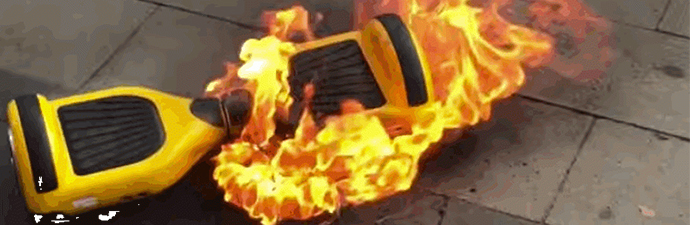 Exploding Hoverboard